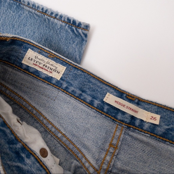 LEVI’S Wedgie Straight Jeans Authentically Yours - Picture 10 of 13